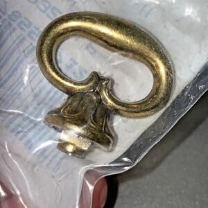 Lot of 8 Belwith P321-LP Cabinet Knobs Antiqued Brass Small Classic Loops NEW